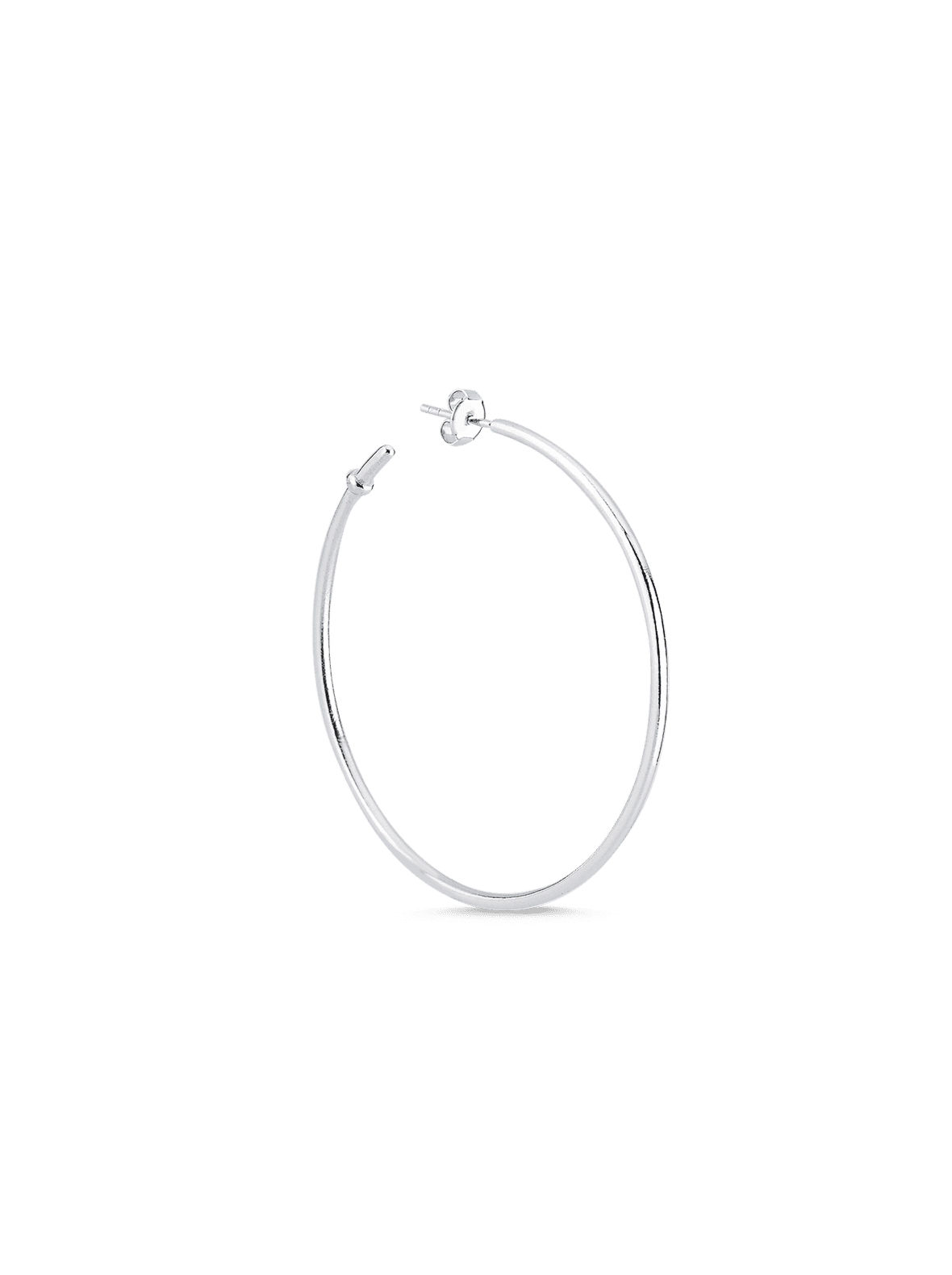 Bodhita - Grande Silver Hoop Earrings