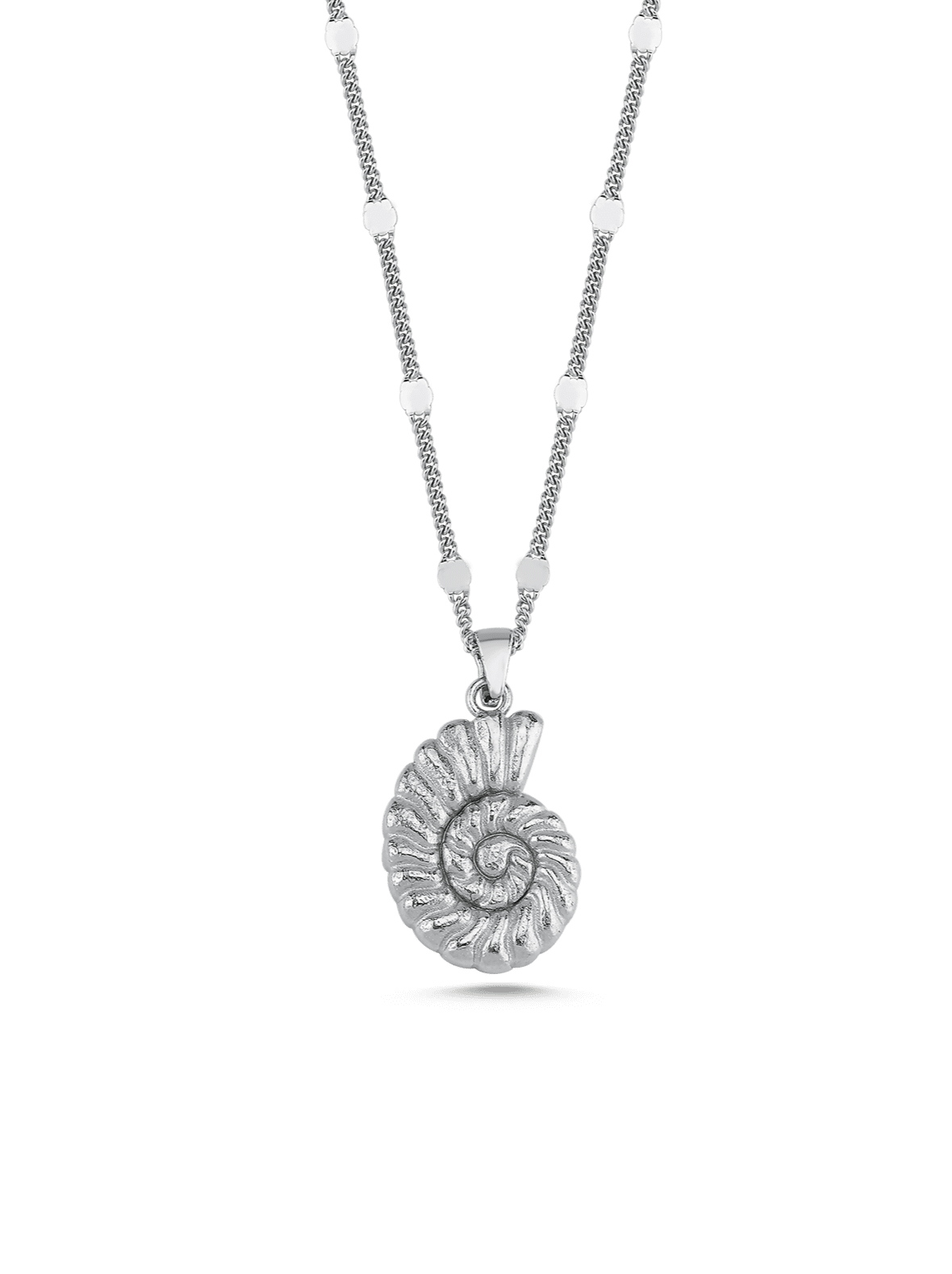 Bodhita - Amonit Silver Necklace