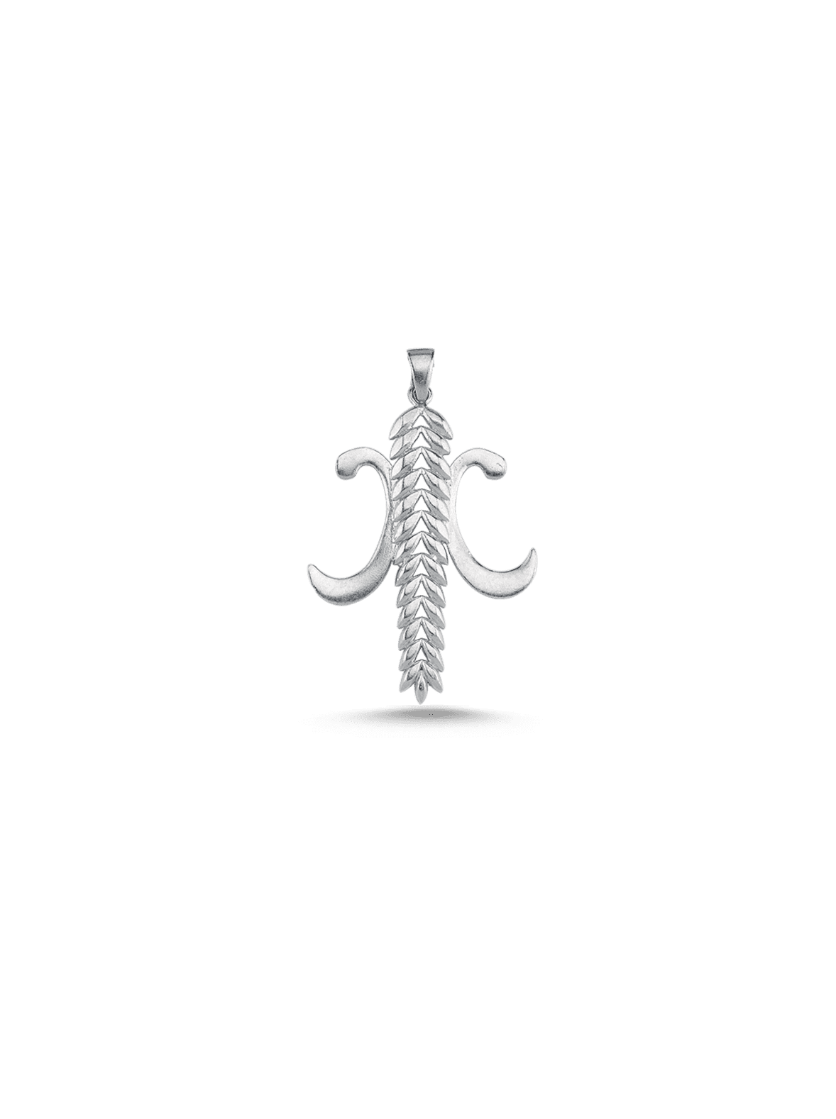 Bodhita - MACHA SILVER PENDANT