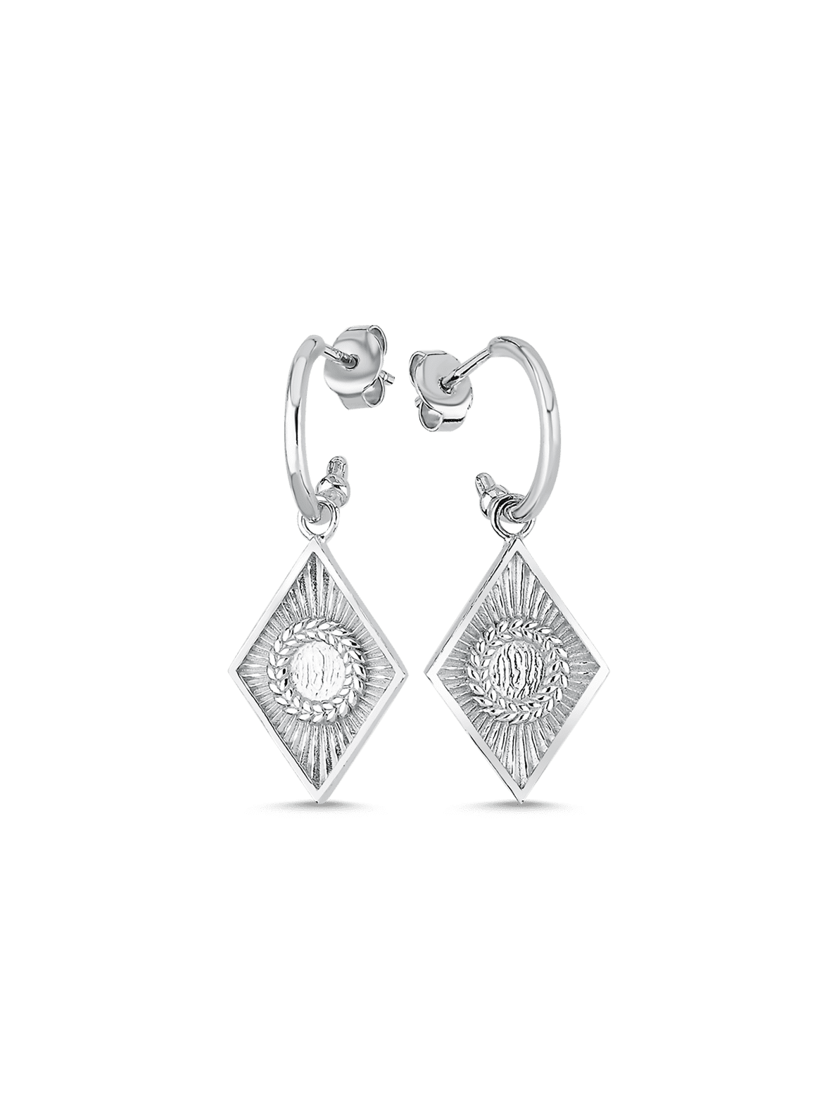 Bodhita - Seres Silver Earrings